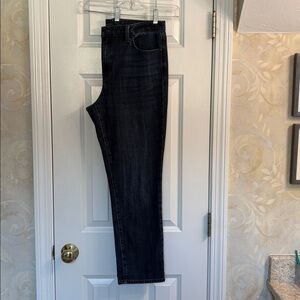 Talbots Straight Leg Dark Blue Denim Jeans size 12P
